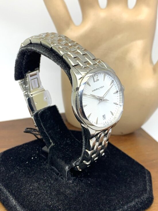 Hamilton Women\'s Watch H42211155 Jazzmaster Swiss Quartz Silver Steel 30mm main image 13